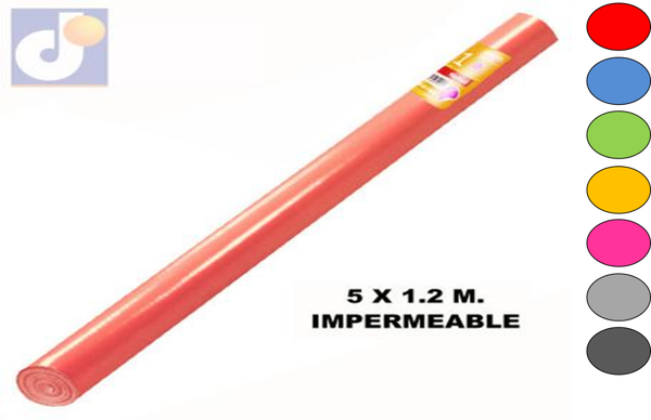 MANTEL PAPEL IMPERMEABLE ROLLO 1,2x5m