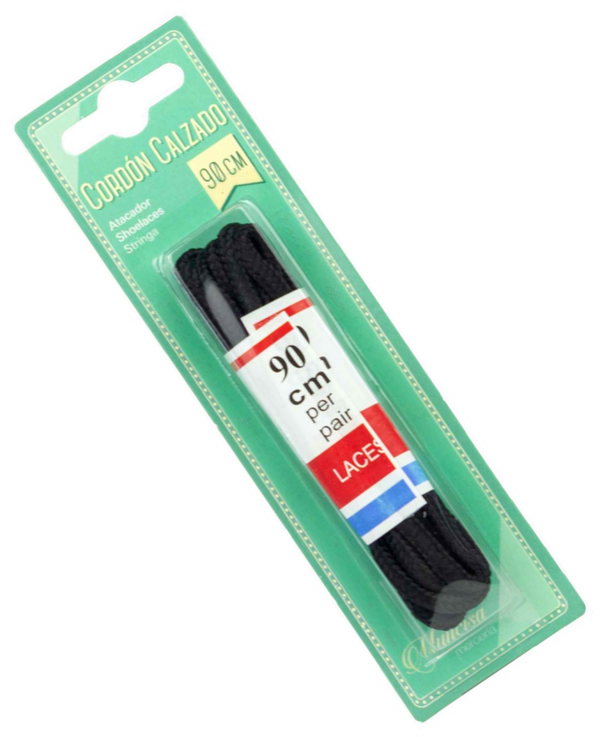 CORDON ZAPATO REDONDO NEGRO 90cm (12)
