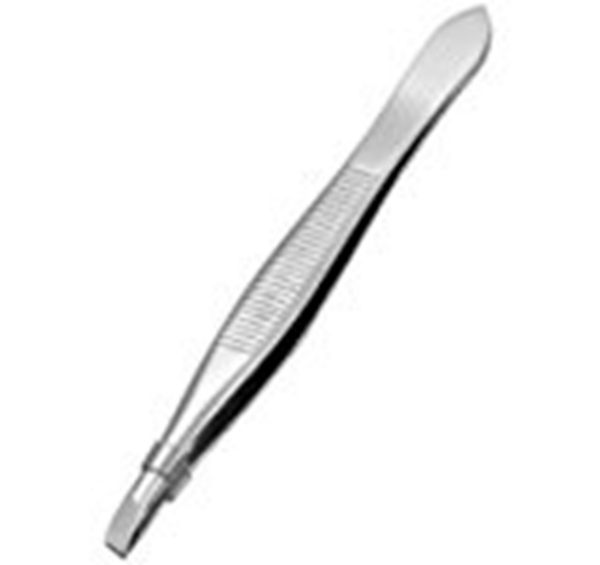 PINZA CEJAS METAL PLATEADA