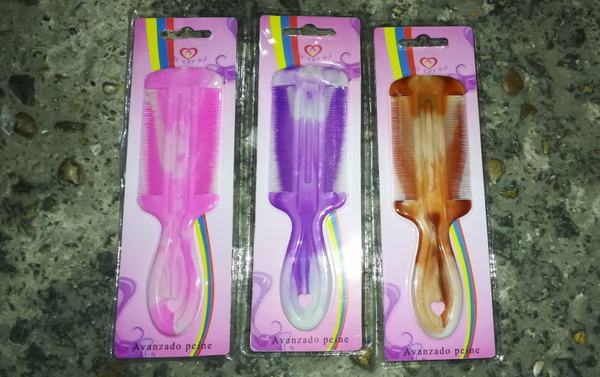 PEINE LIENDRERA DOBLE PUA MANGO