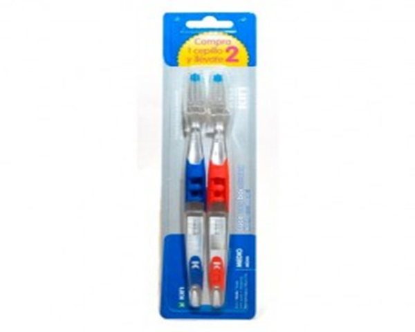 CEPILLO DE DIENTES ADULTO BLISTER 2ud (12)