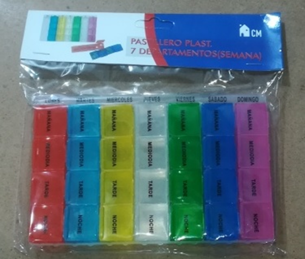 PASTILLERO PLASTICO 28 TOMAS