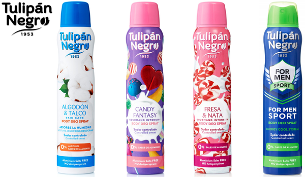 DESODORANTE SPRAY TULIPAN NEGRO 200ml