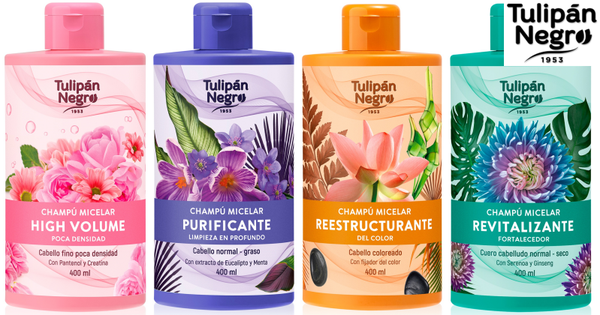 CHAMPU MICELAR TULIPAN NEGRO 400ml