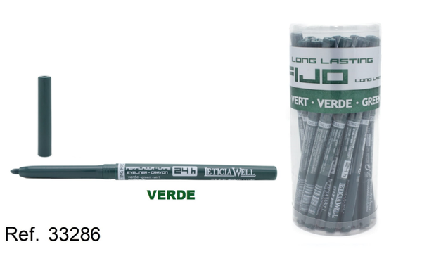 LAPIZ DE OJOS VERDE AUTOMATICO FIJO (20)