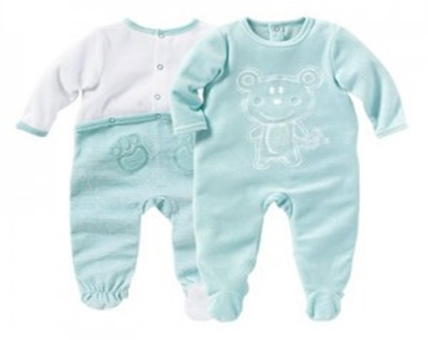PIJAMA BEBE NIÑO TERCIOPELO CAJA