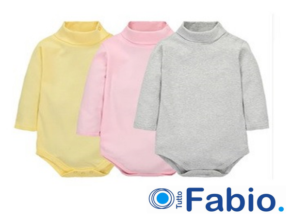BODY BEBE MANGA LARGA CUELLO CISNE