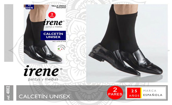 CALCETIN UNISEX 40DEN IRENE 2PARES (12)