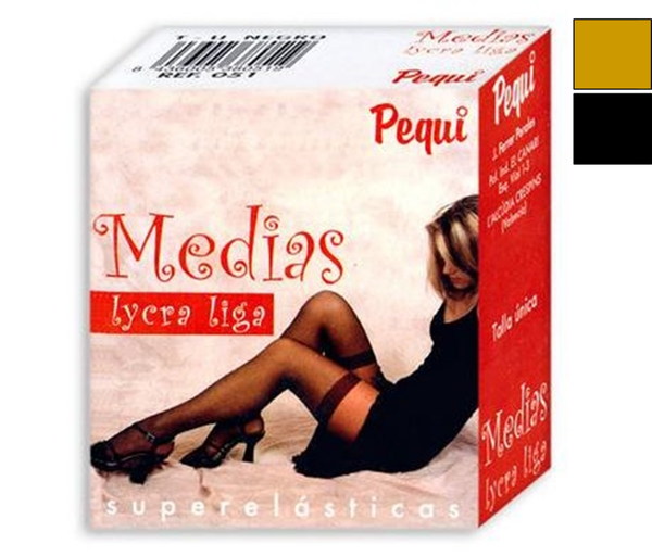 MEDIA CON LIGA LYCRA PEQUI SCALA/NEGRA (12)