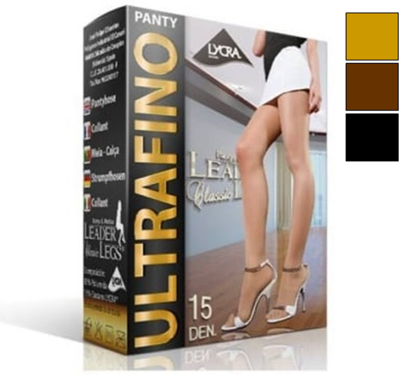 PANTY LYCRA 15DEN LEADER LEGS (12)