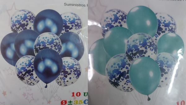 SET DE GLOBOS FIESTA SURTIDOS