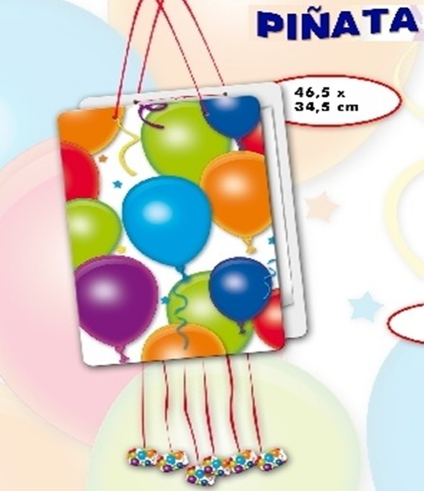 PIÑATA CARTON SURTIDA