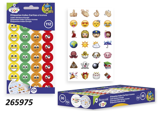 PEGATINAS GOMETS CARITAS/ICONOS (12)