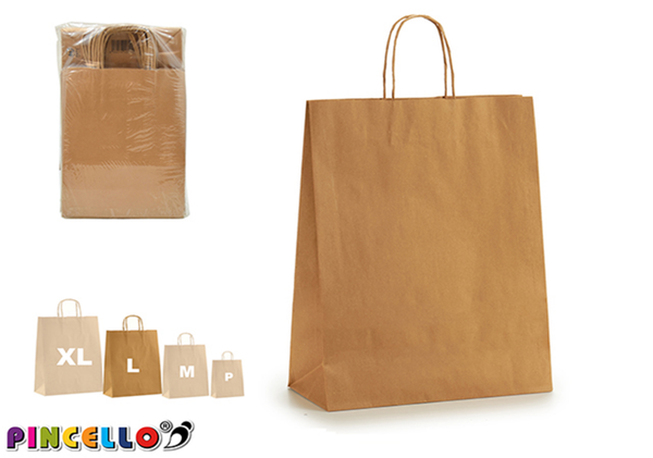 BOLSA REGALO KRAF MARRON LISA (24)