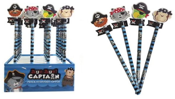 LAPIZ MADERA PIRATAS+GOMA (24)