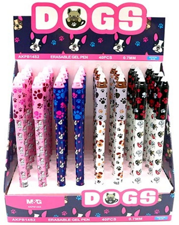 BOLIGRAFO BORRABLE PERRITOS (40)