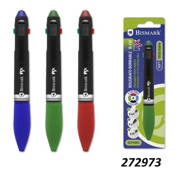 BOLIGRAFO BORRABLE SOFT 4EN1