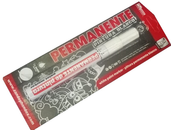 ROTULADOR PERMANENTE BLANCO