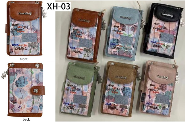CARTERA PORTA MOVIL SWEET CANDY 14x20cm