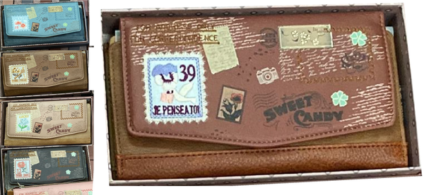 CARTERA SWEET CANDY 21x13cm