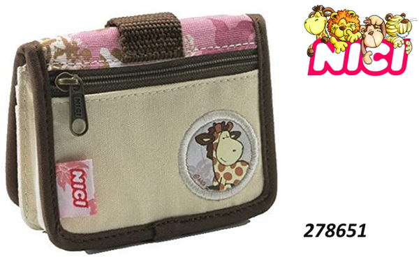 CARTERA MONEDERO JIRAFA NICI 11x8cm