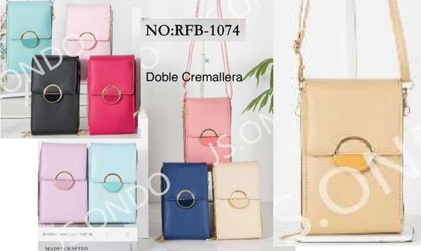 BOLSO PORTA MOVIL SOLAPA LISO 11x19cm