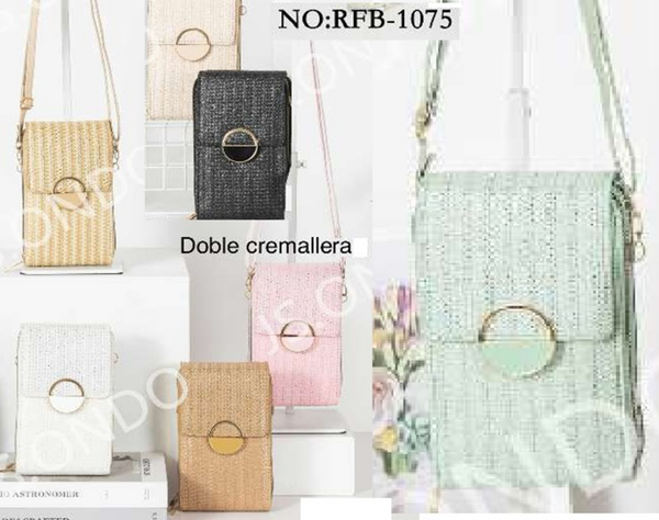 BOLSO PORTA MOVIL SOLAPA YUTE 11x19cm