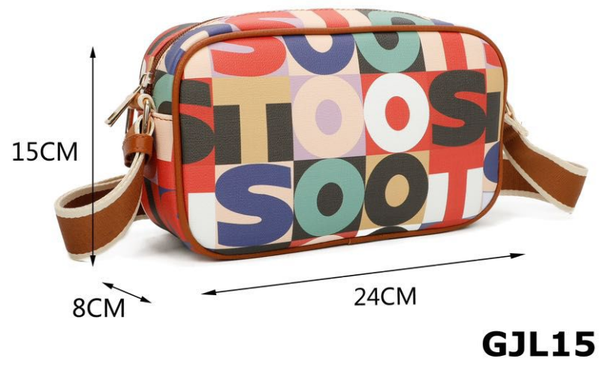 BOLSO ALARGADO LETRAS