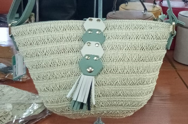 BOLSO RATTAN CINTA CIERRE