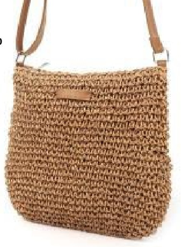 BOLSO CUADRADO MIMBRE COLORES