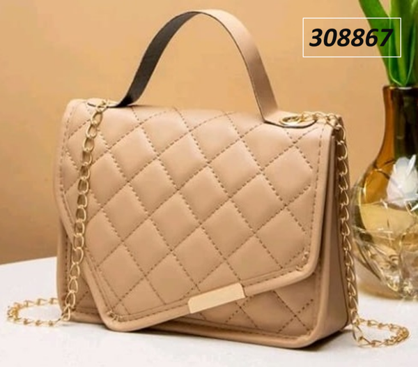 BOLSO CARTERA GUATEADA CAMEL