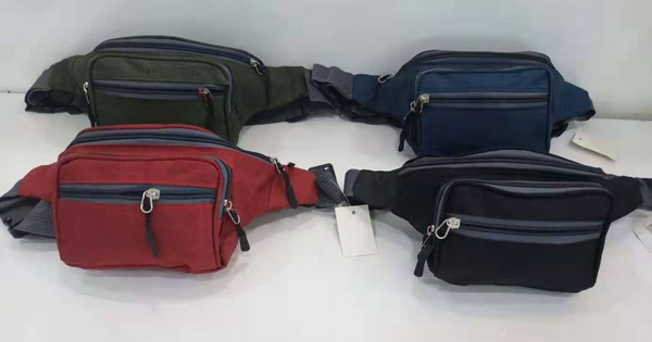 RIÑONERA NYLON BICOLOR 3CREMALLERAS