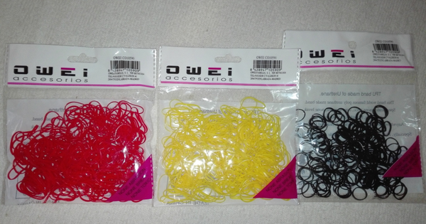 GOMITAS FINAS TRENZAS/PULSERAS LISAS (12)
