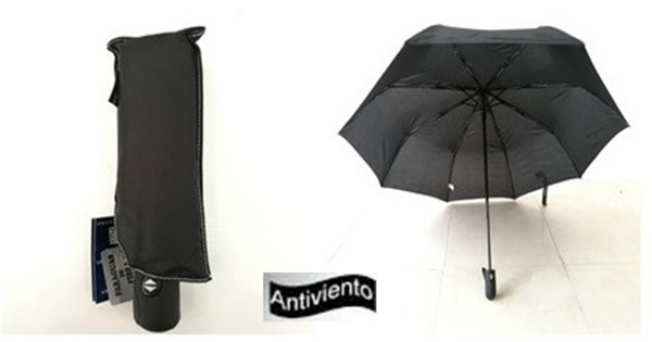 PARAGUAS CRO. PLEGABLE DUOMATIC POMO