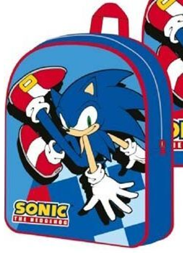MOCHILA INF. SONIC 31x24cm