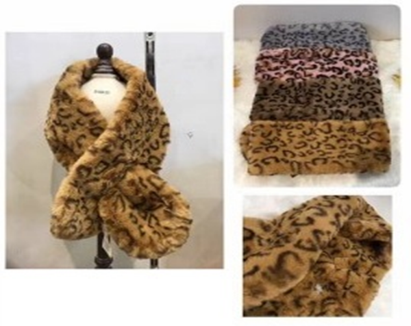 BUFANDA CUELLO LEOPARDO