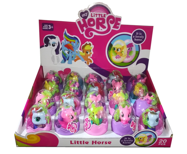 PONY HUEVO PEQUEÑO EXPOSITOR (20)