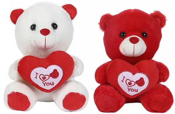 OSO PELUCHE CORAZON I LOVE YOU 20cm