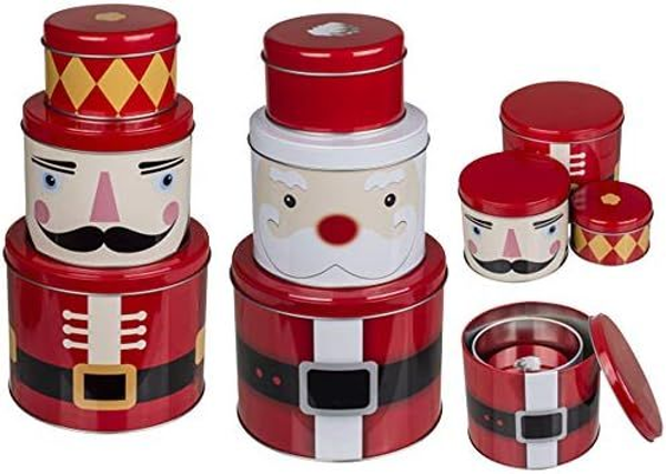 CAJAS METAL MAGNETICAS SET3 NAVIDAD