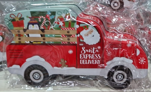 CAJA METAL PAPA NOEL