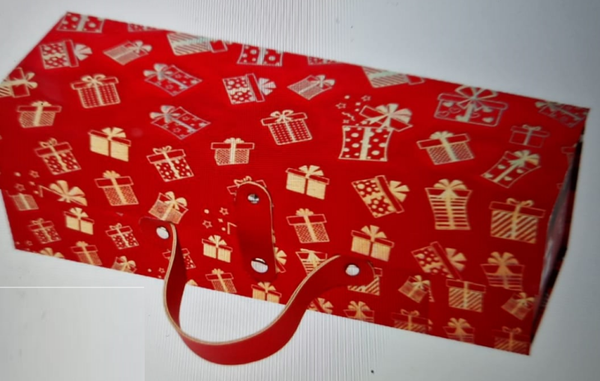 CAJA CARTON ALARGADA NAVIDAD
