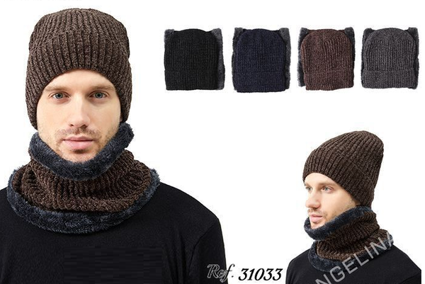 CONJUNTO GORRO+BRAGA CRO. SURTIDO
