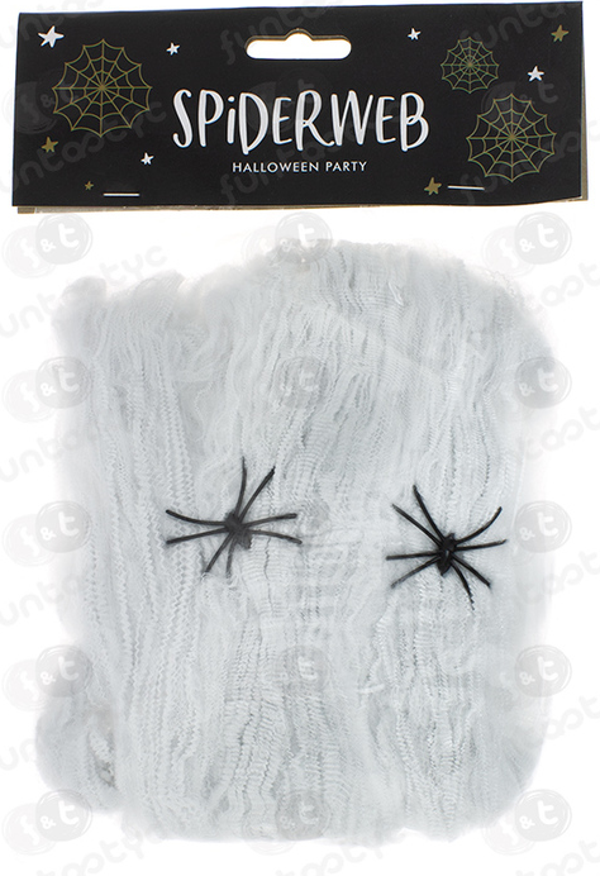 TELARAÑA HALLOWEEN 20gr BLANCA/NEGRA