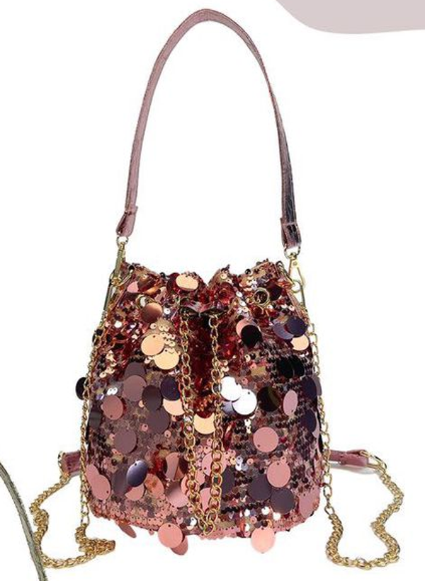 BOLSO BOMBONERA LENTEJUELAS 18x20cm