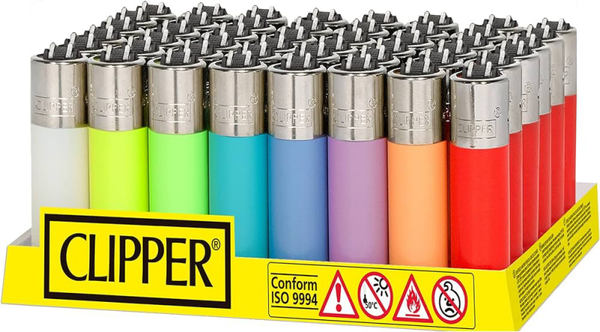 ENCENDEDOR CLIPPER POCKET COLORES (48)