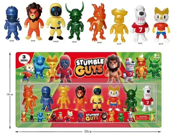 FIGURAS STUMBLE GUYS 8pz BLISTER GRANDE