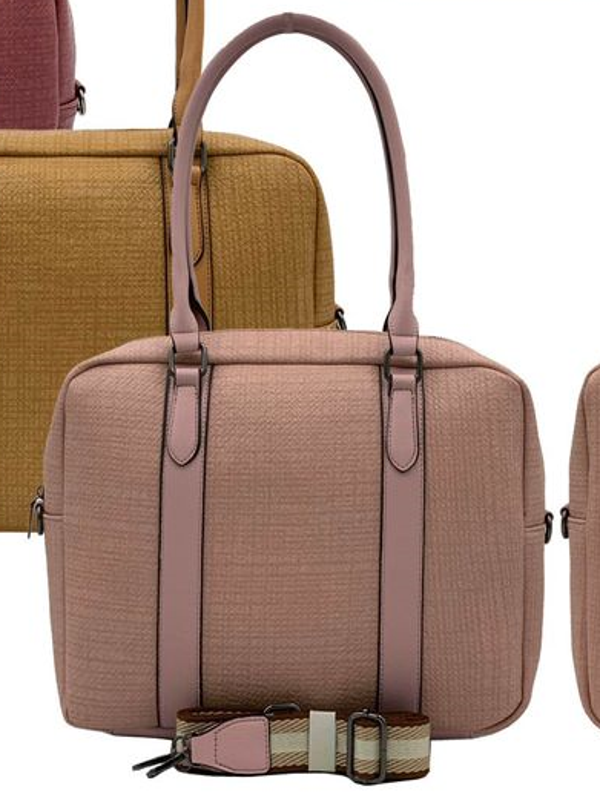-BOLSO CUADRADO LISO CINTA