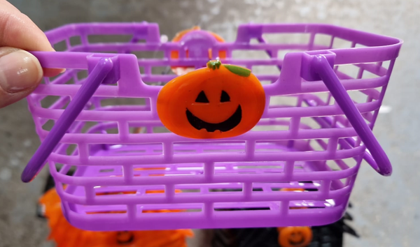CESTA PLASTICO CALABAZA HALLOWEEN