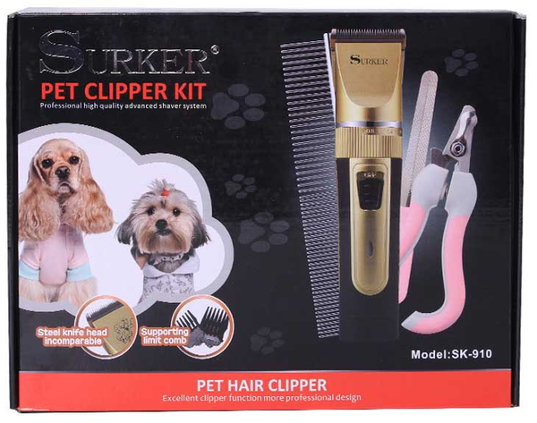 CORTAPELOS MASCOTAS KIT SURKER SK910