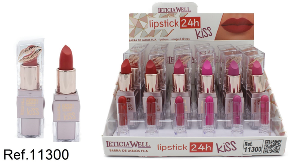 BARRA DE LABIOS FIJA KISS 24h (24)